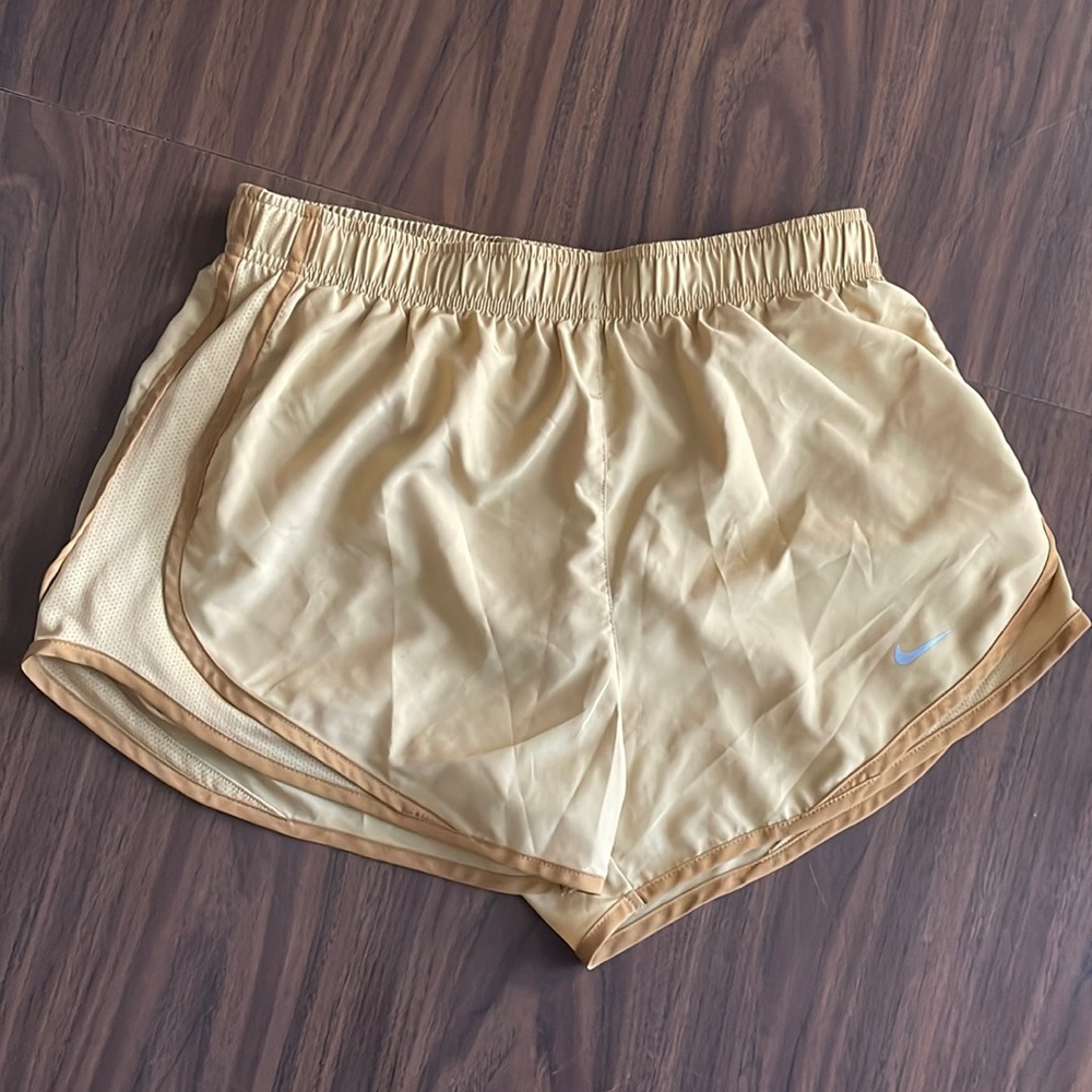 Women’s Medium Nike Dri-Fit Shorts Discontinued Gold Color